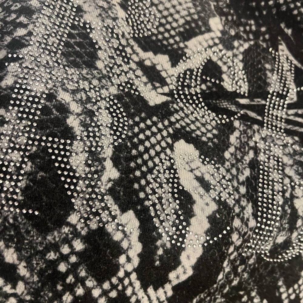 Philipp Plein Black And White Python Patterned Bl… - image 7